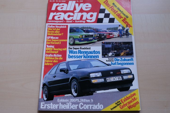 Deckblatt Rallye Racing (26/1988)